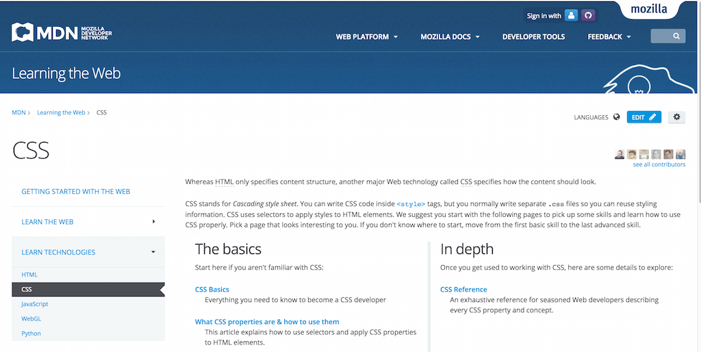 CSSがWebMDNを学習する