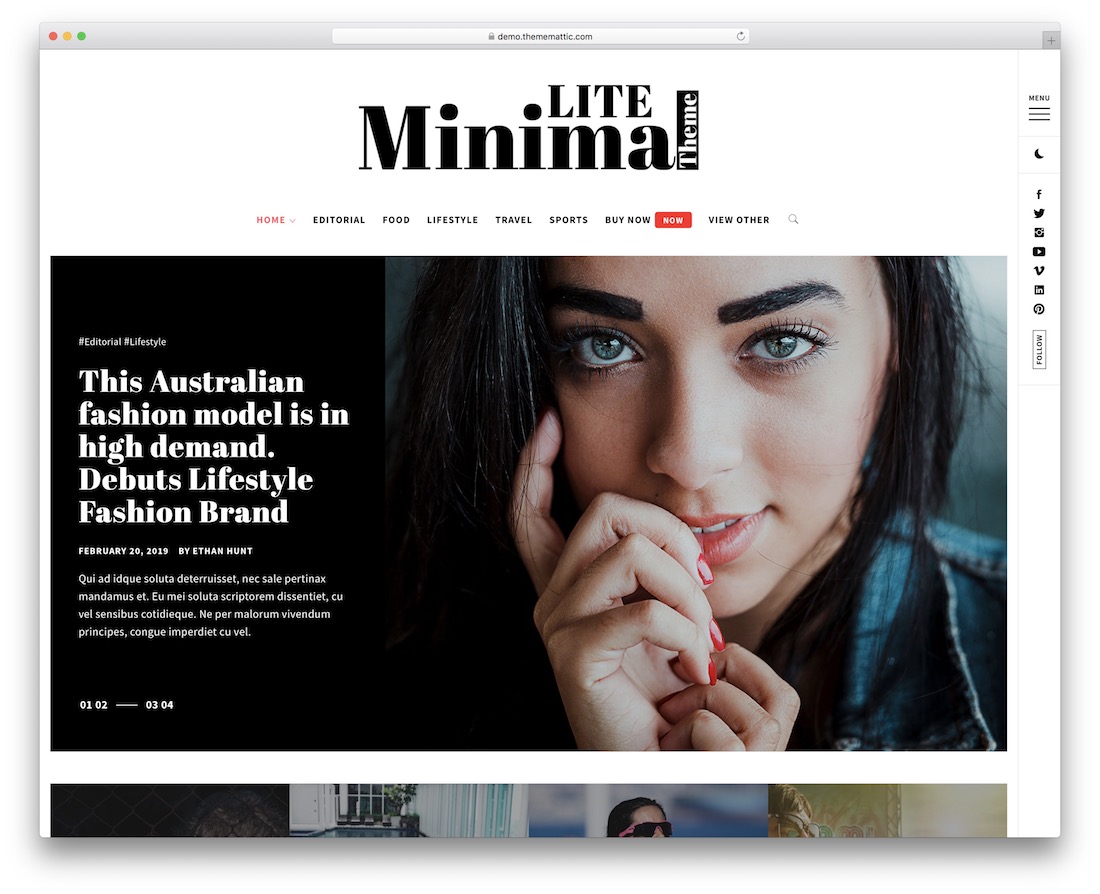 Minimalny darmowy motyw wordpress