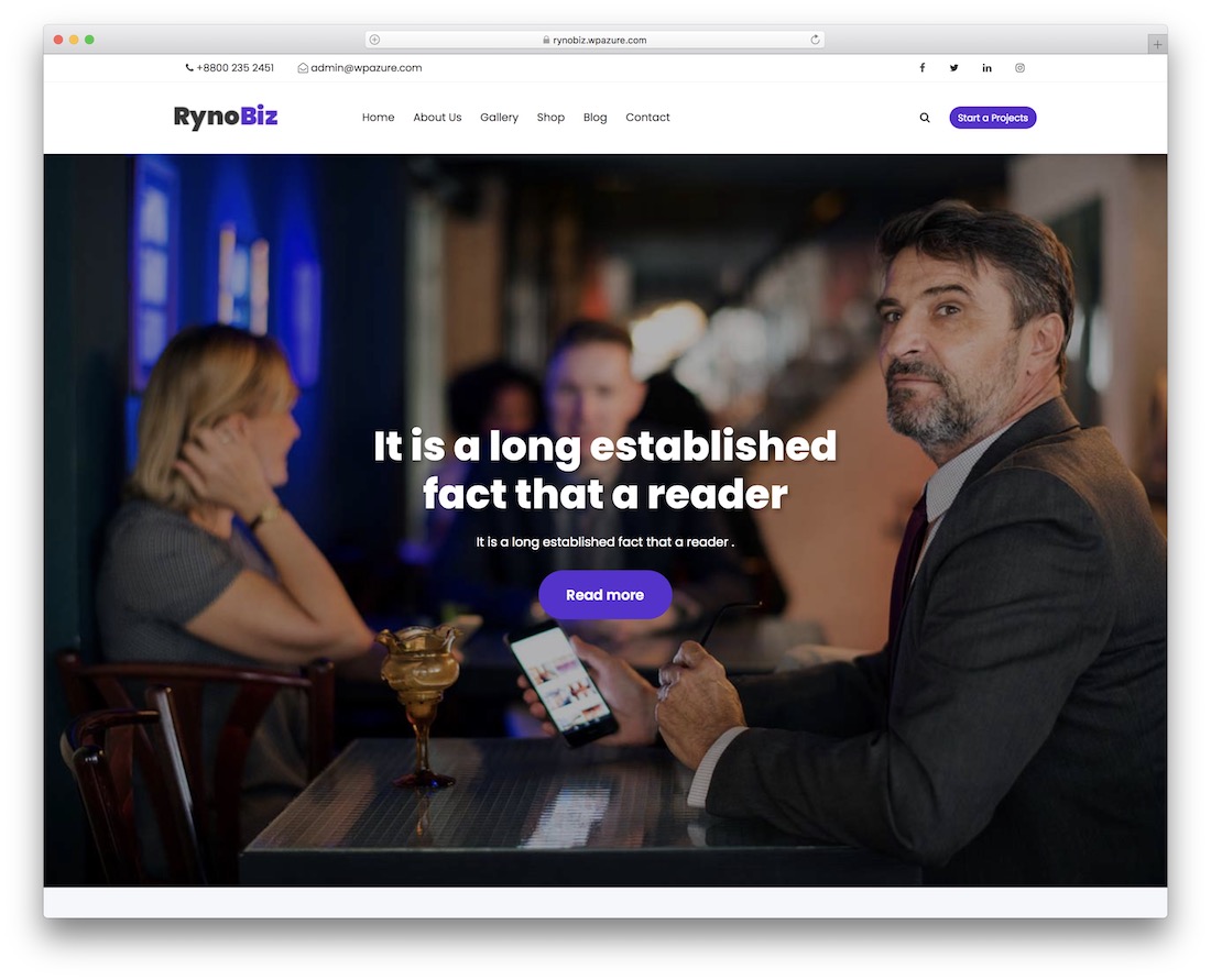 rynobiz darmowy motyw biznesowy wordpress