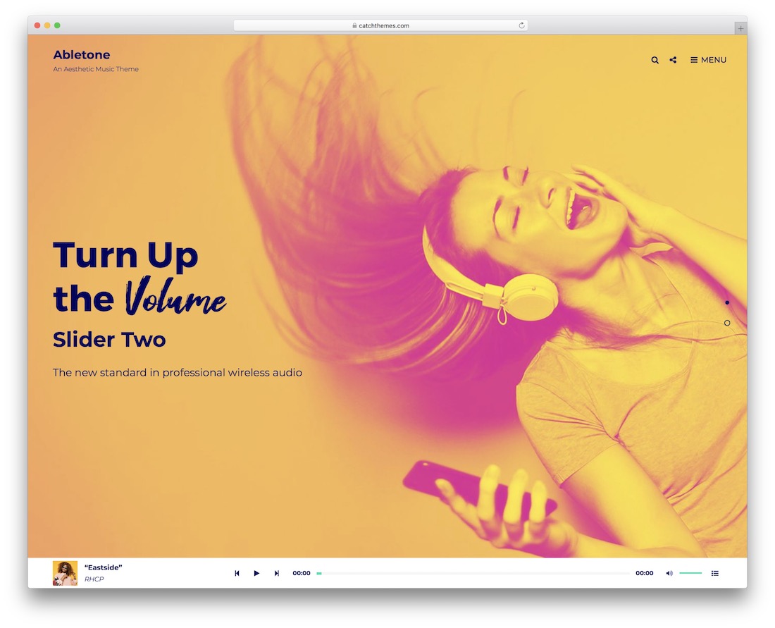 tema de wordpress de música gratis de abletone