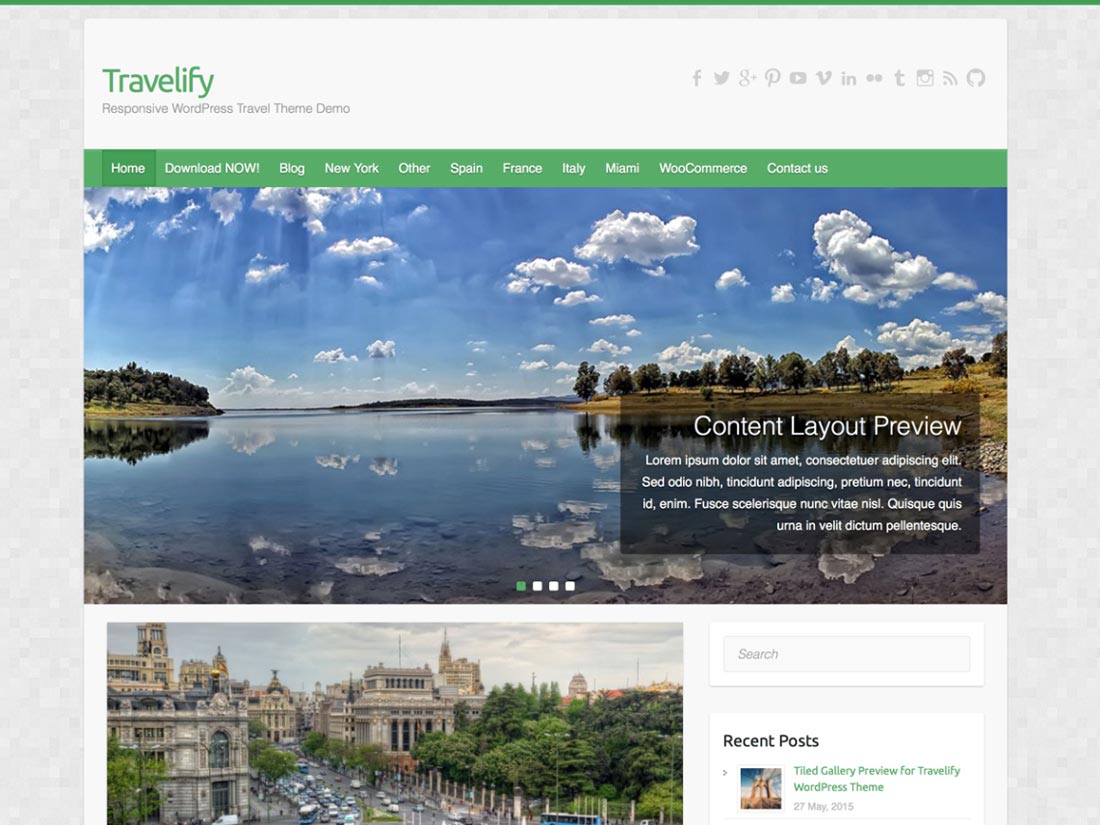teme WordPress gratuite pentru natură