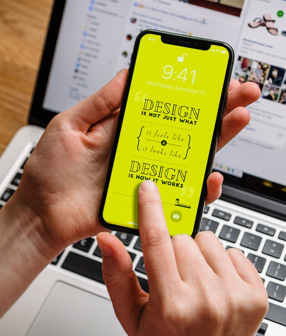 scarica il mockup gratuito di iphone x psd