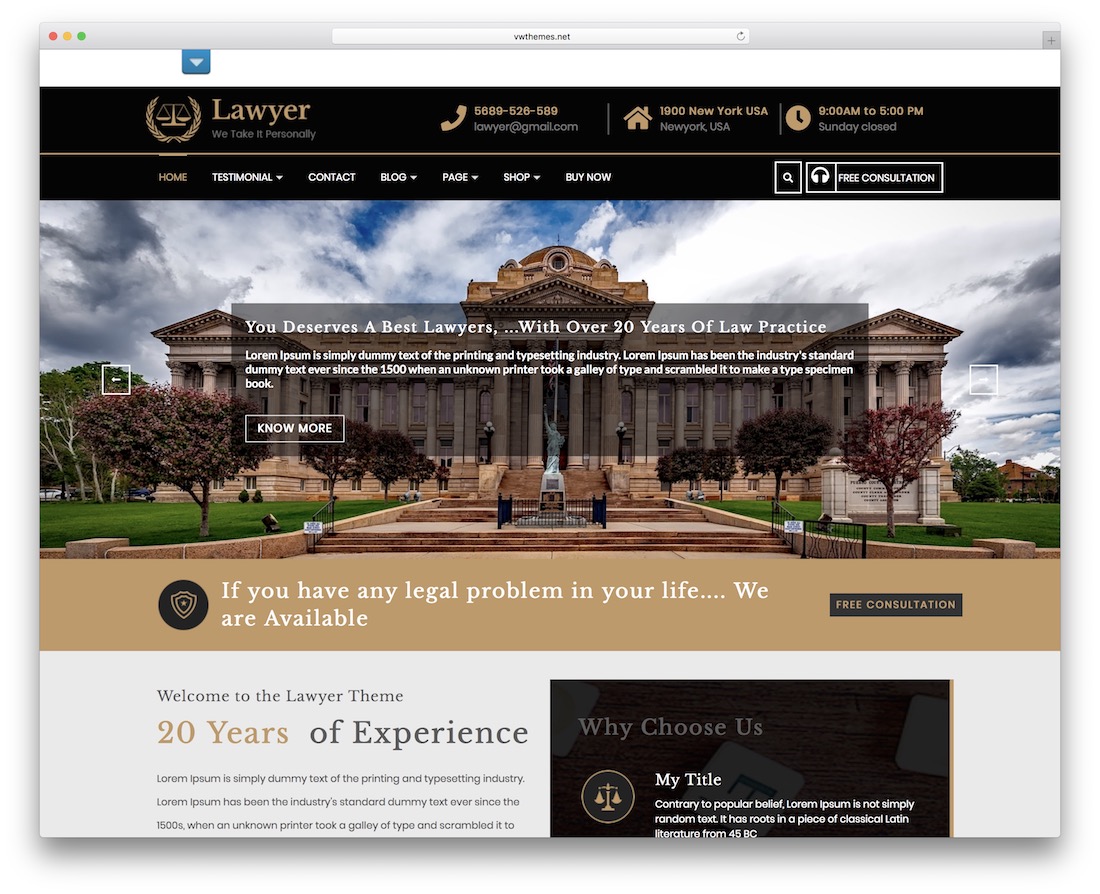 vw abogado tema de wordpress gratuito