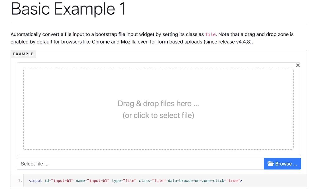 bootstrap fileinput jquery 文件上傳腳本