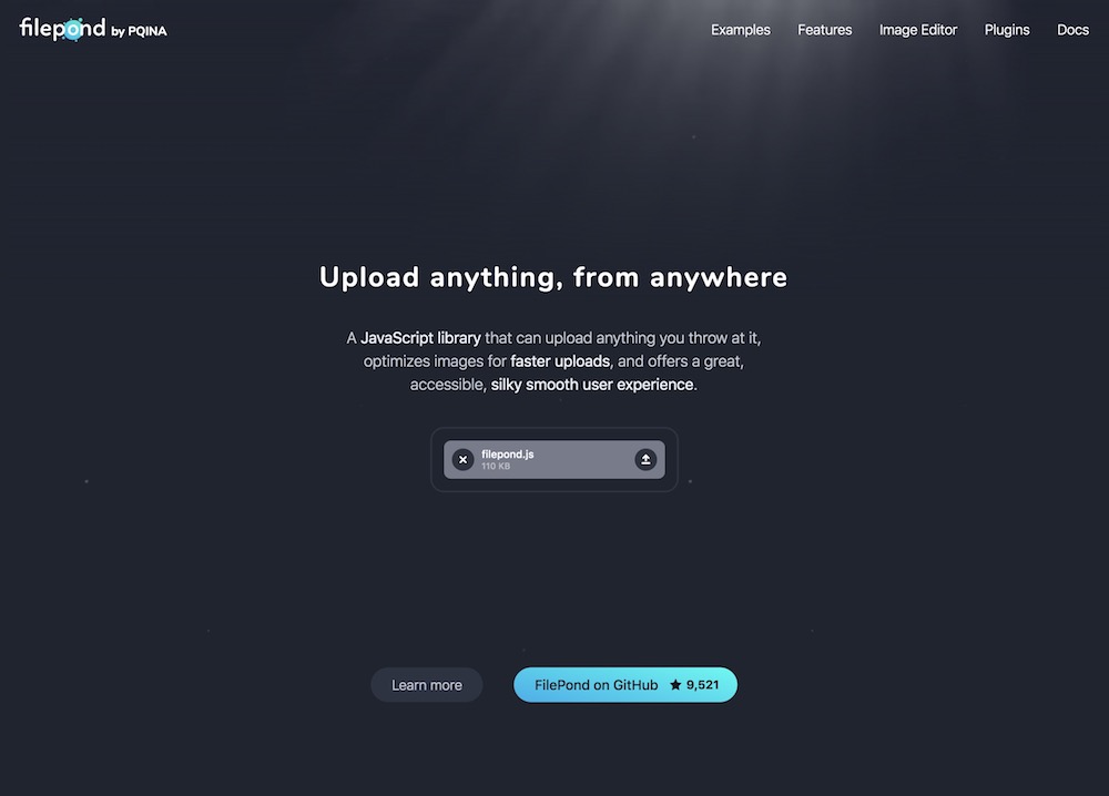 filepond jquery 文件上傳腳本