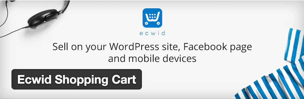 Ecwidショッピングカート—WordPressプラグイン