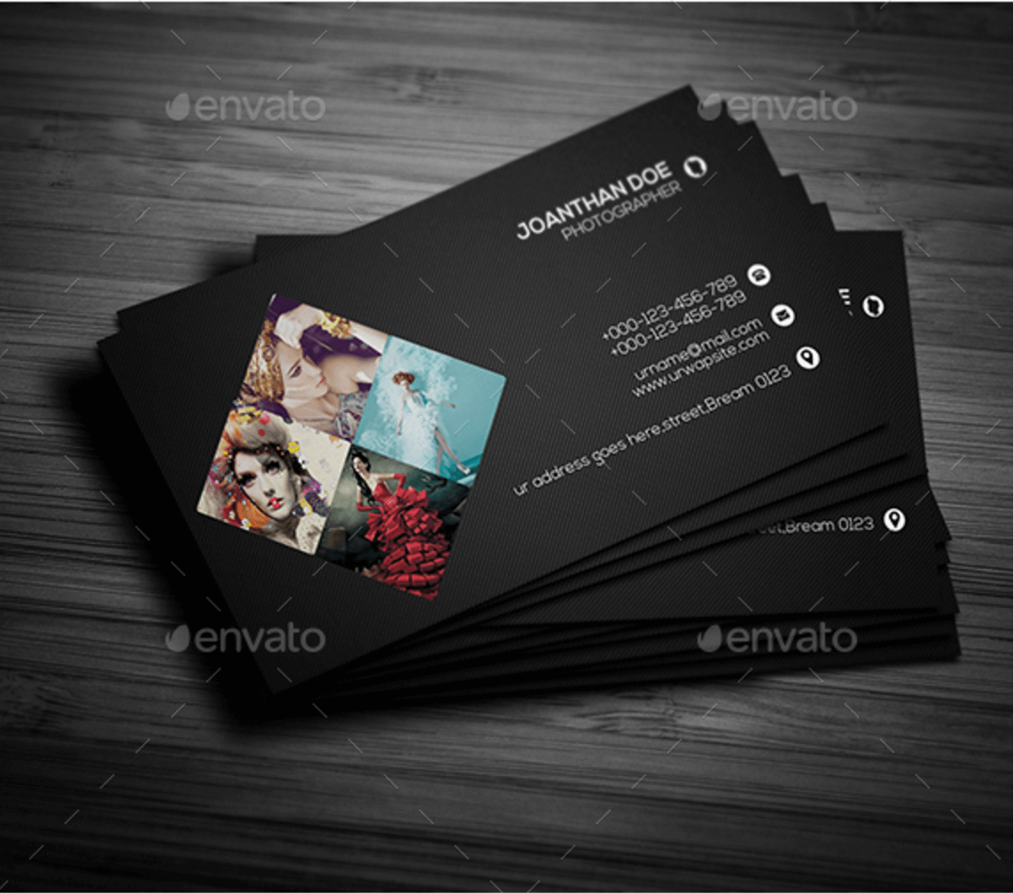 Persönliche Fotografie Visitenkarte GraphicRiver