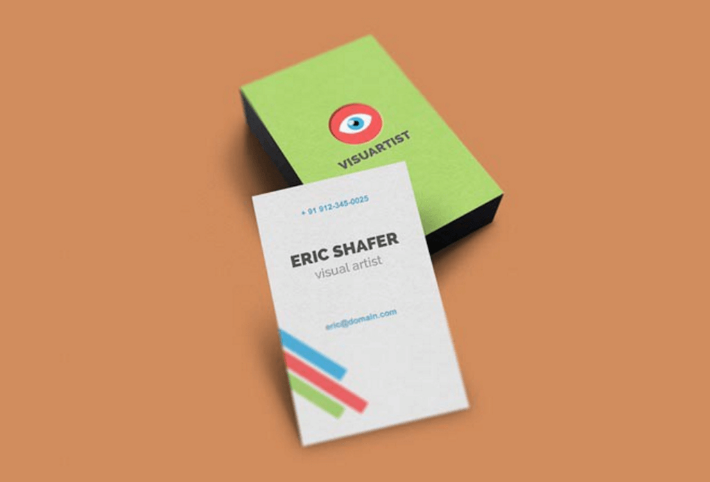 Kostenlose Elegante Visitenkarten-Mockup-PSD auf Behance