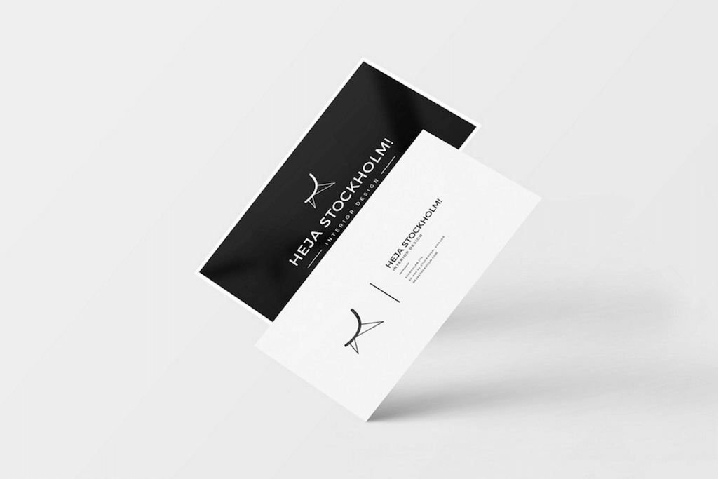 Saubere Visitenkarten von CreativeBooster
