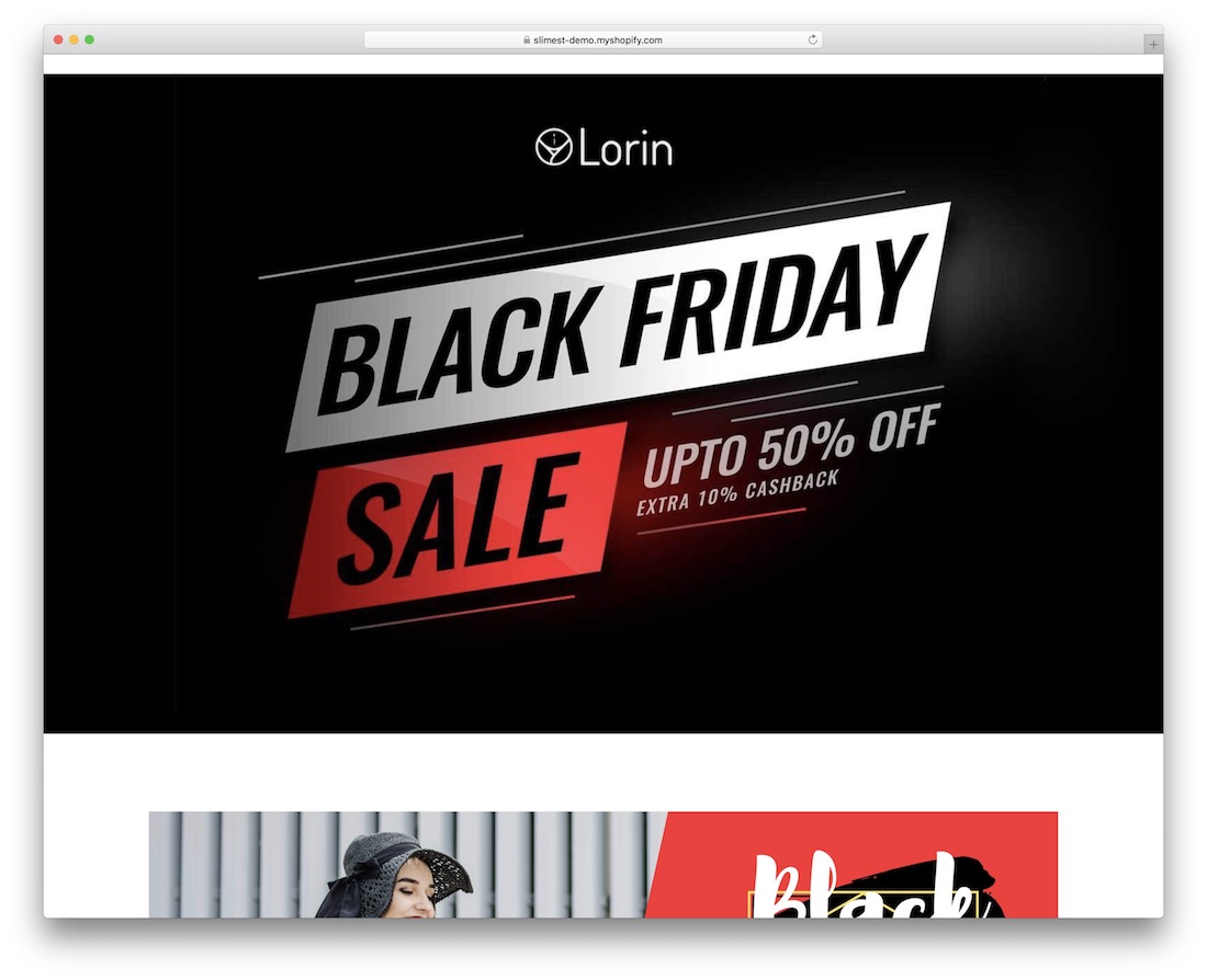 Lorin Shopify Landingpage-Theme