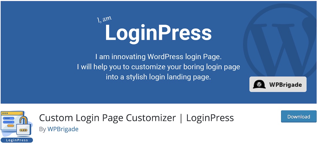 loginpress Login-Seiten-Plugin anpassen