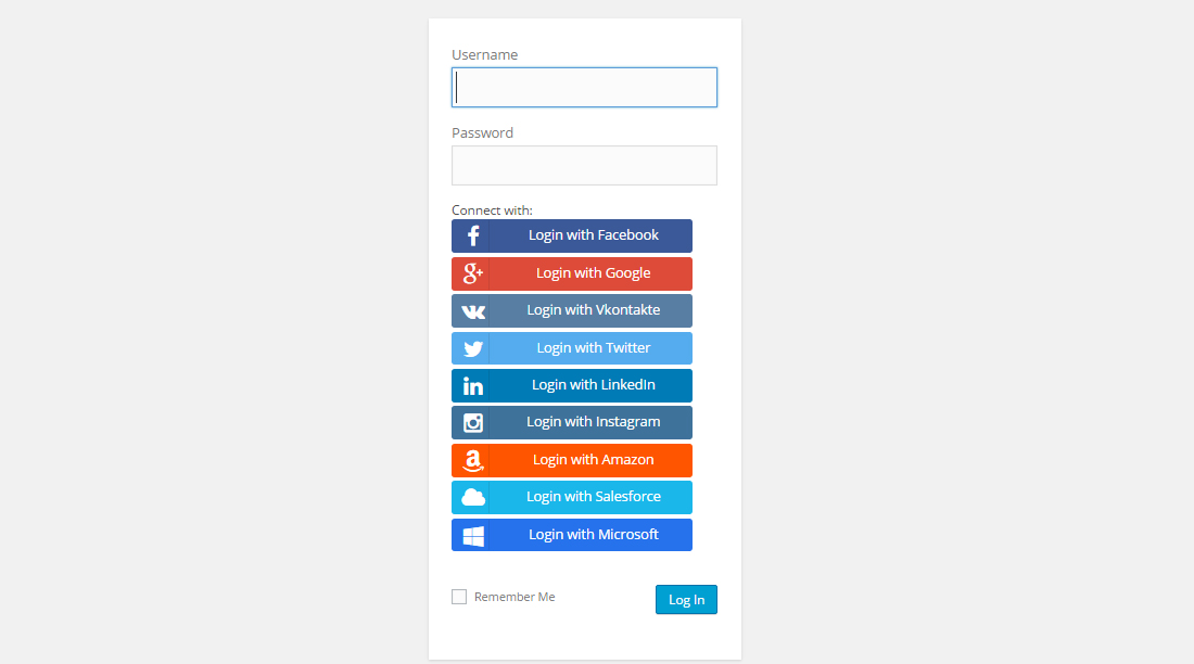 Plugin-uri de autentificare WordPress responsive