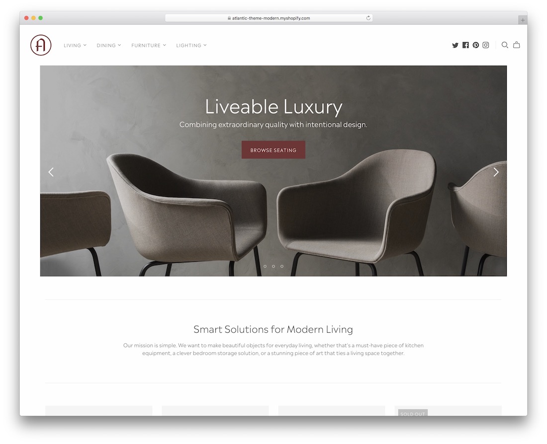 atlantic shopify tema imobiliară