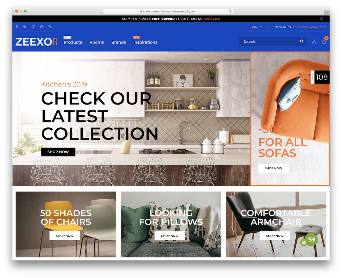 zeexo shopify tema imobiliară