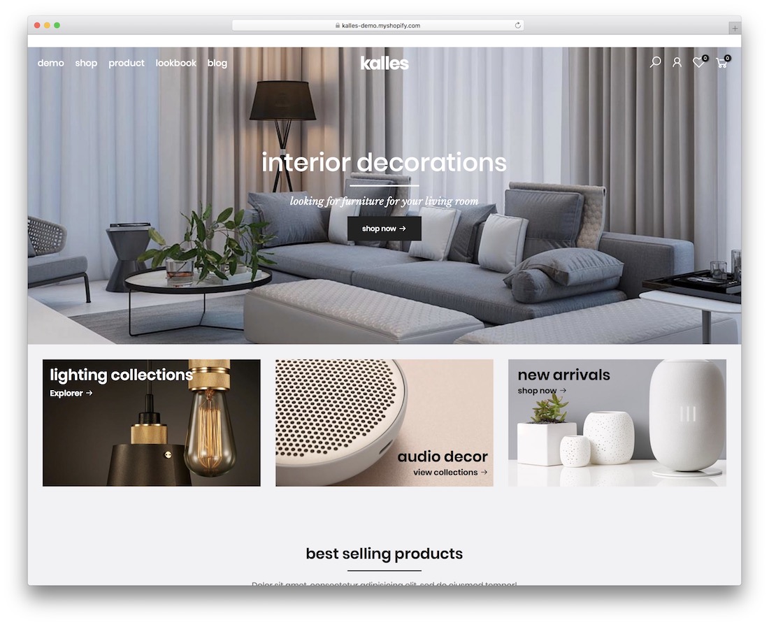 kalles shopify tema imobiliară