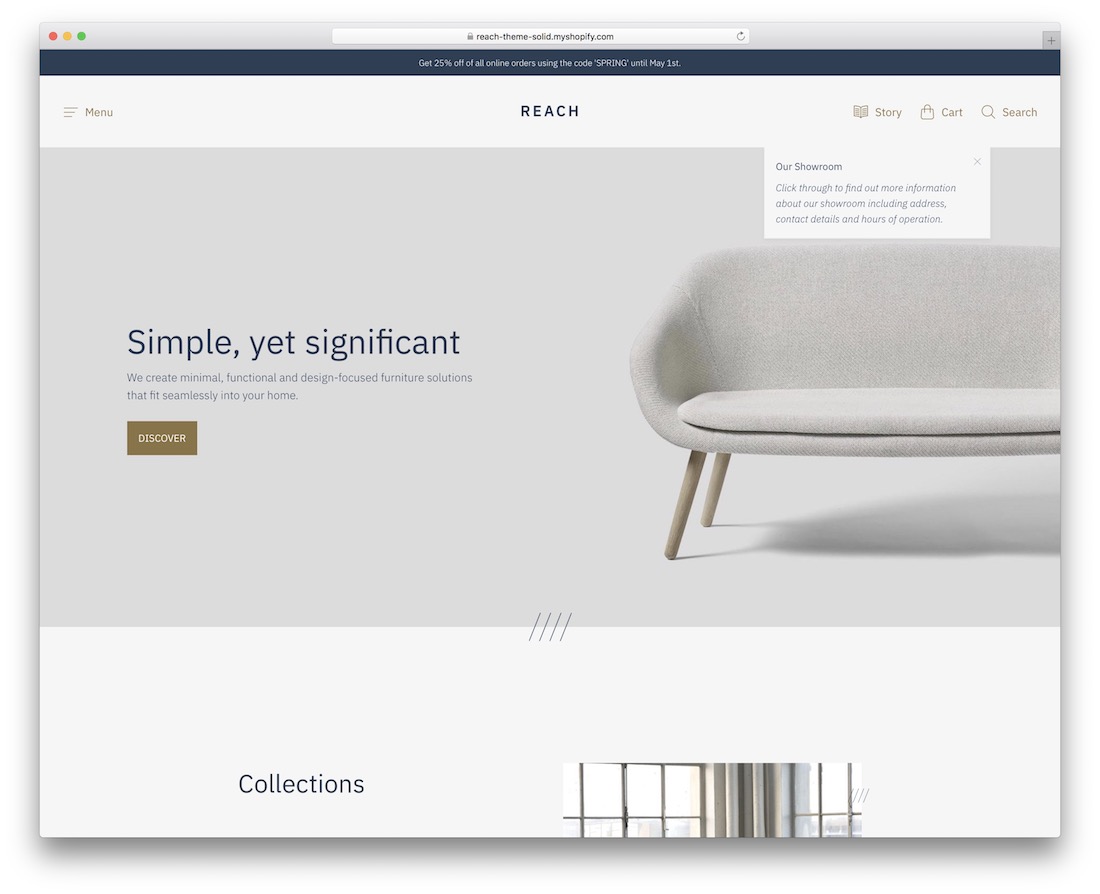 ajunge la tema imobiliară Shopify