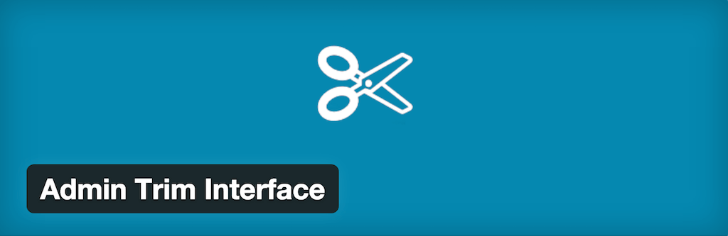 Admin Trim Interface – WordPress Plugins