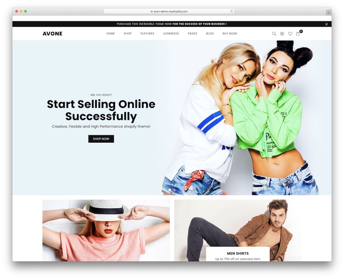 レスポンシブshopifyテーマを放棄する