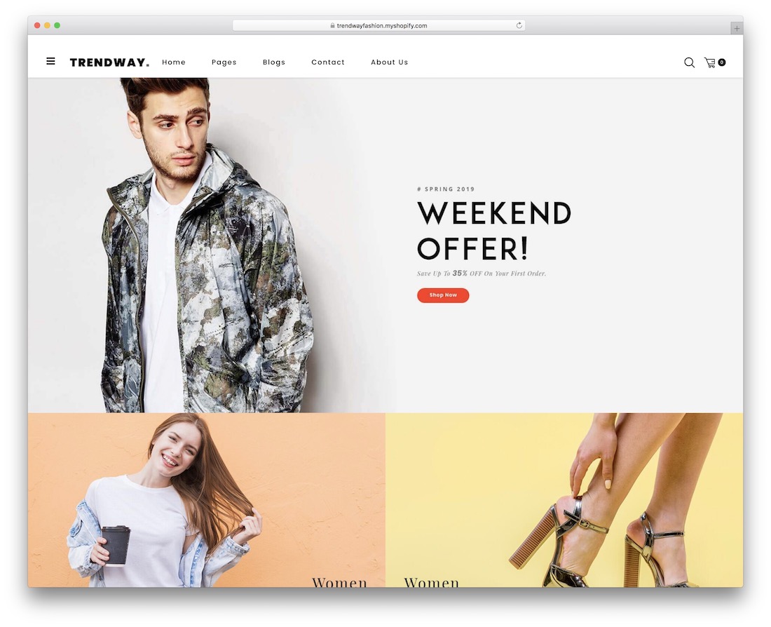 Trendway Shopify Theme für T-Shirts