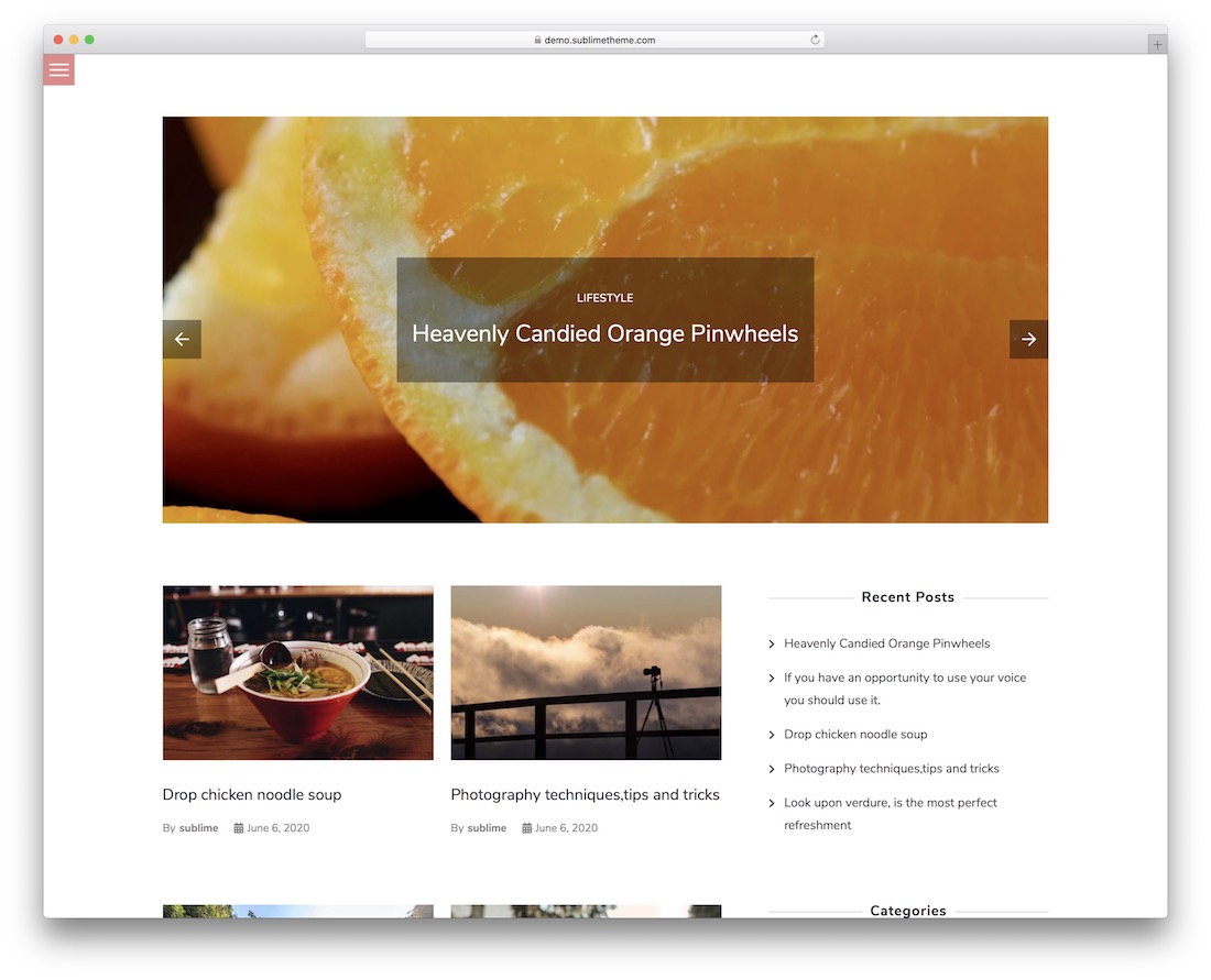 ธีมบล็อก WordPress ฟรีที่ยอดเยี่ยม