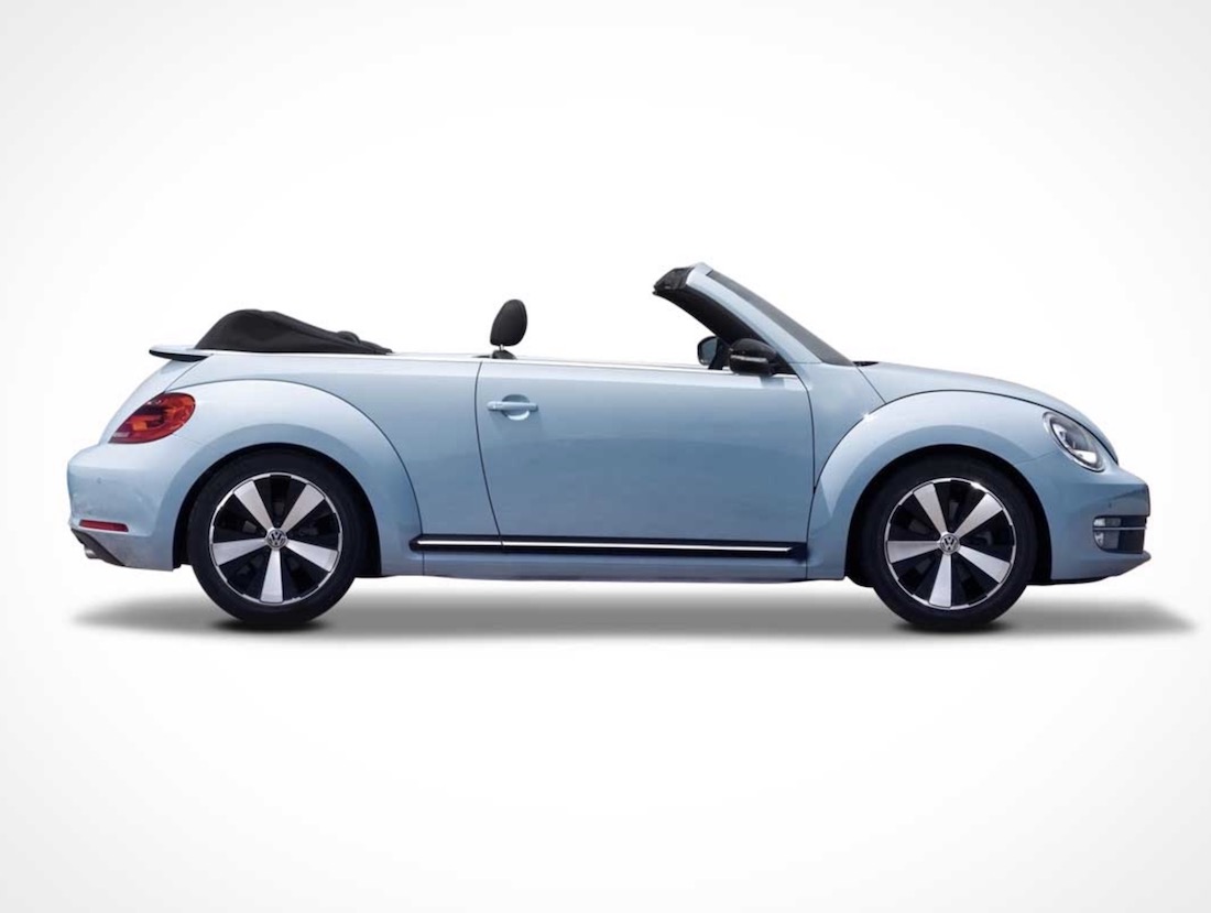 kostenloses volkswagen käfer auto mockup