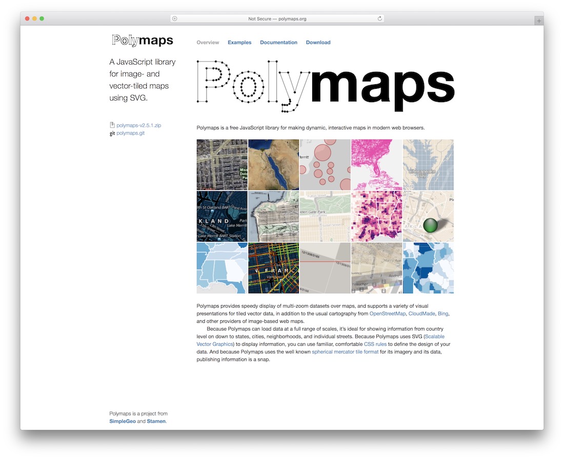 plugin peta jquery polymaps