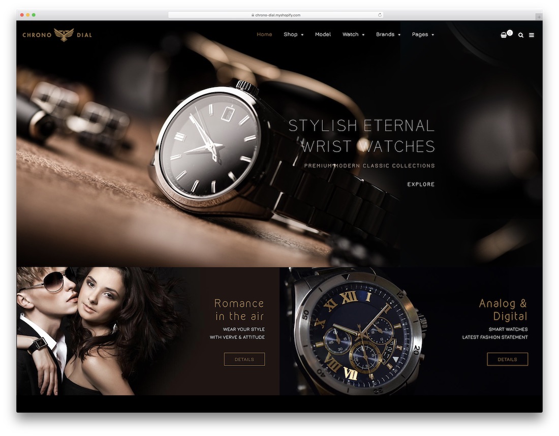 chrono 数字时尚shopify 主题
