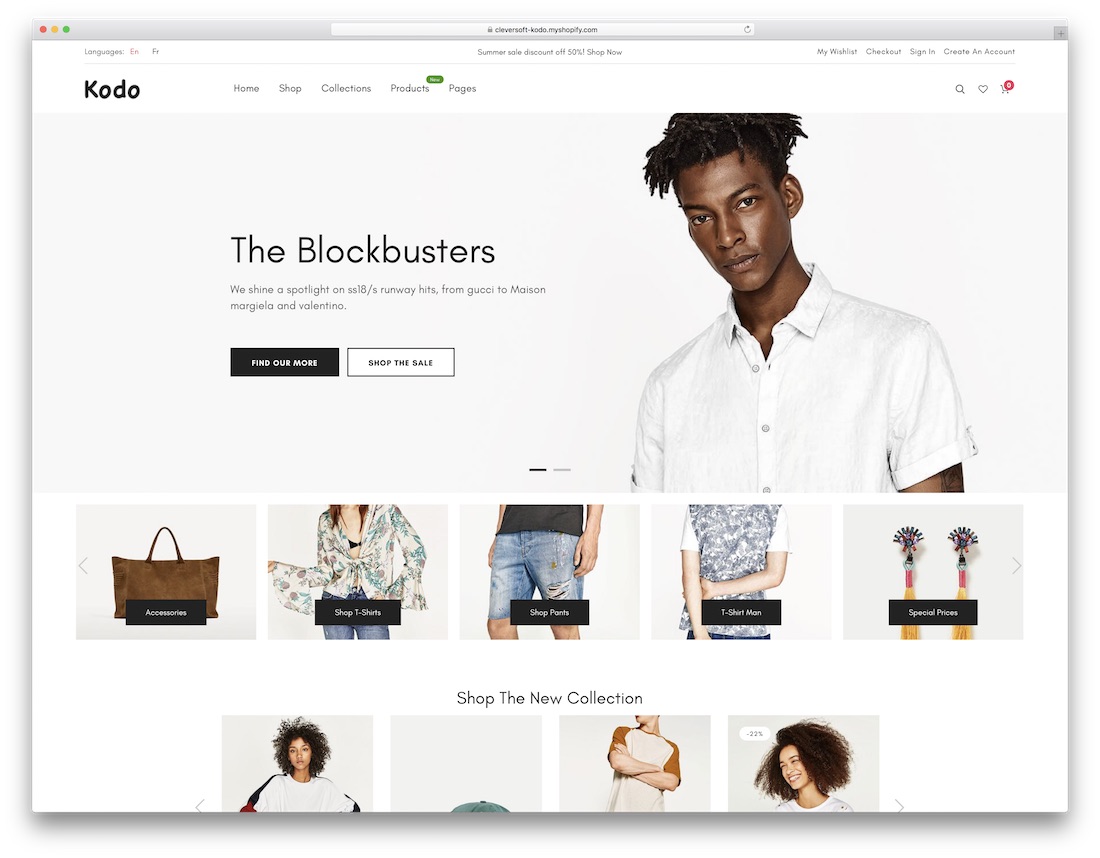 科多时尚shopify主题