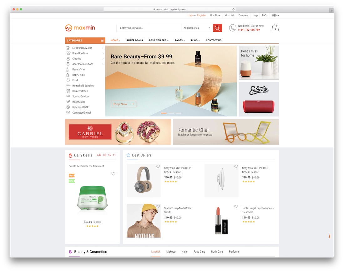 maxmin最佳shopify主题