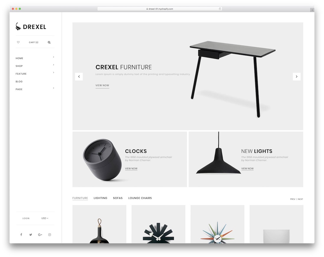 drexel最佳shopify主题