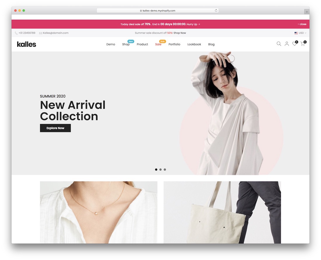 kalles shopify 主题
