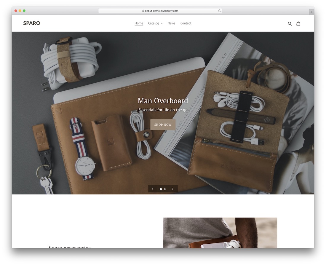 首次亮相免费 shopify 主题