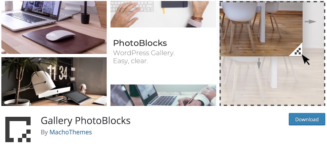 معرض photoblocks البرنامج المساعد معرض ووردبرس الحرة