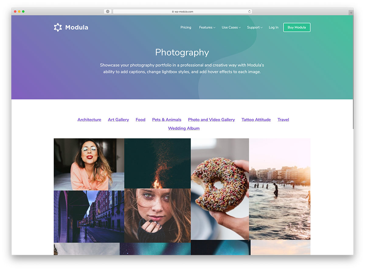 البرنامج المساعد Free Gallery WordPress