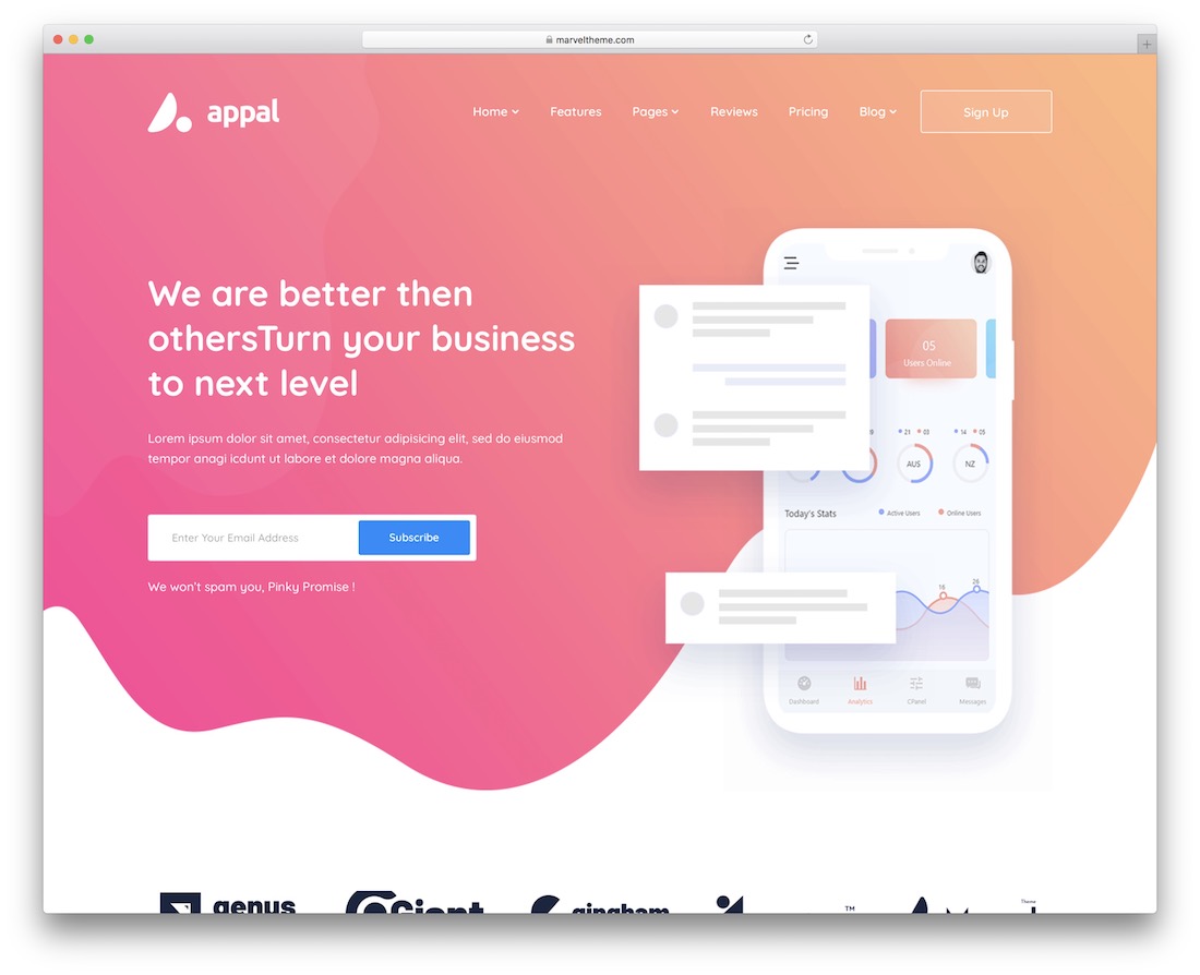 appal bootstrap wordpress 主题