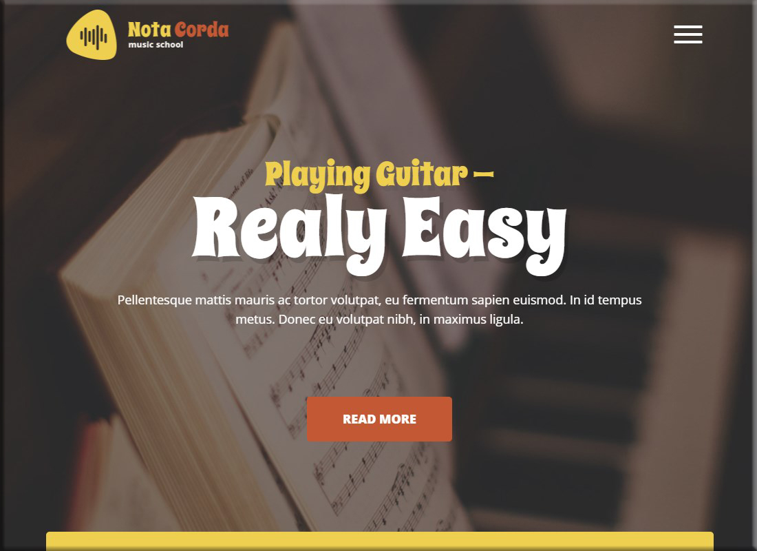 NotaCorda | Musikschule und Kindermusikakademie WordPress Theme