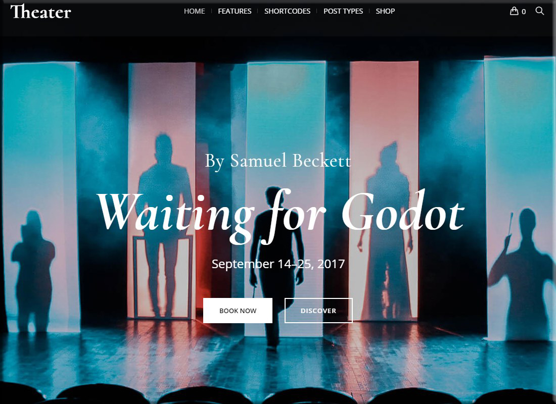 Theater | Konzert- und Kunstevent-Unterhaltung WordPress Theme