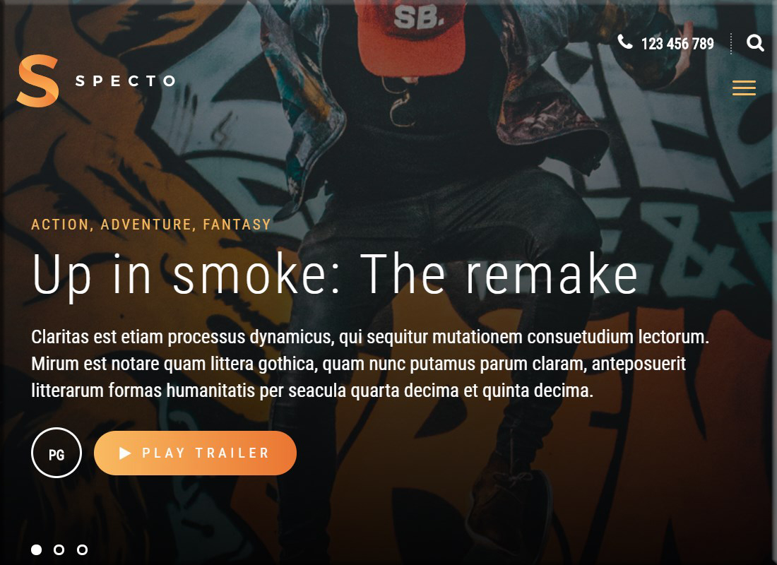 Specto | Kino WordPress Theme