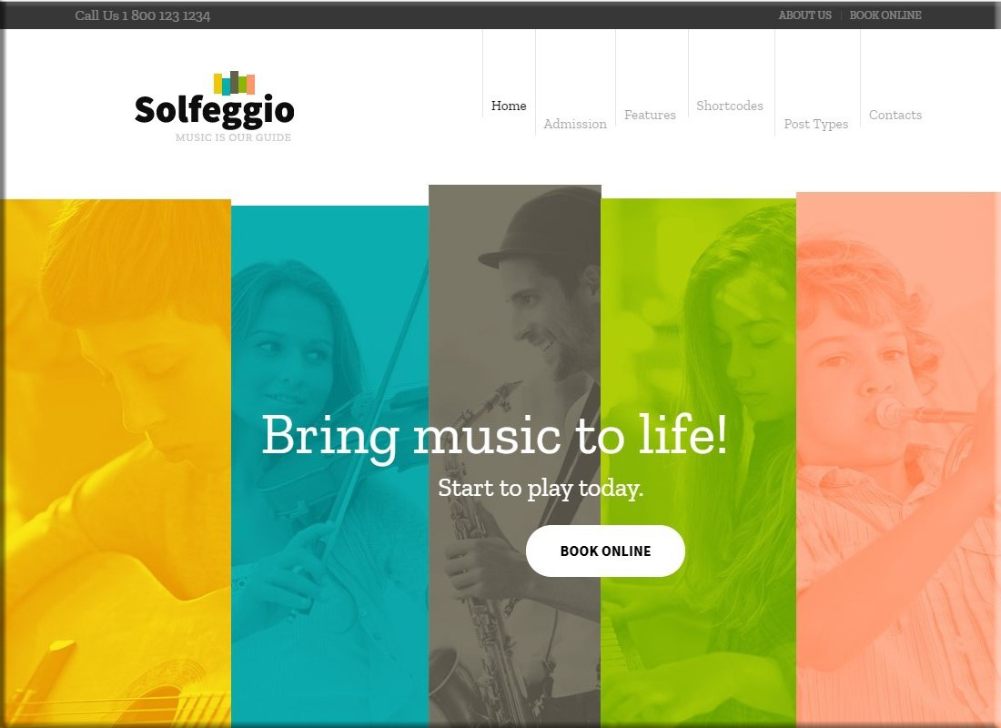 Solfeggio | Musikschule WordPress Theme