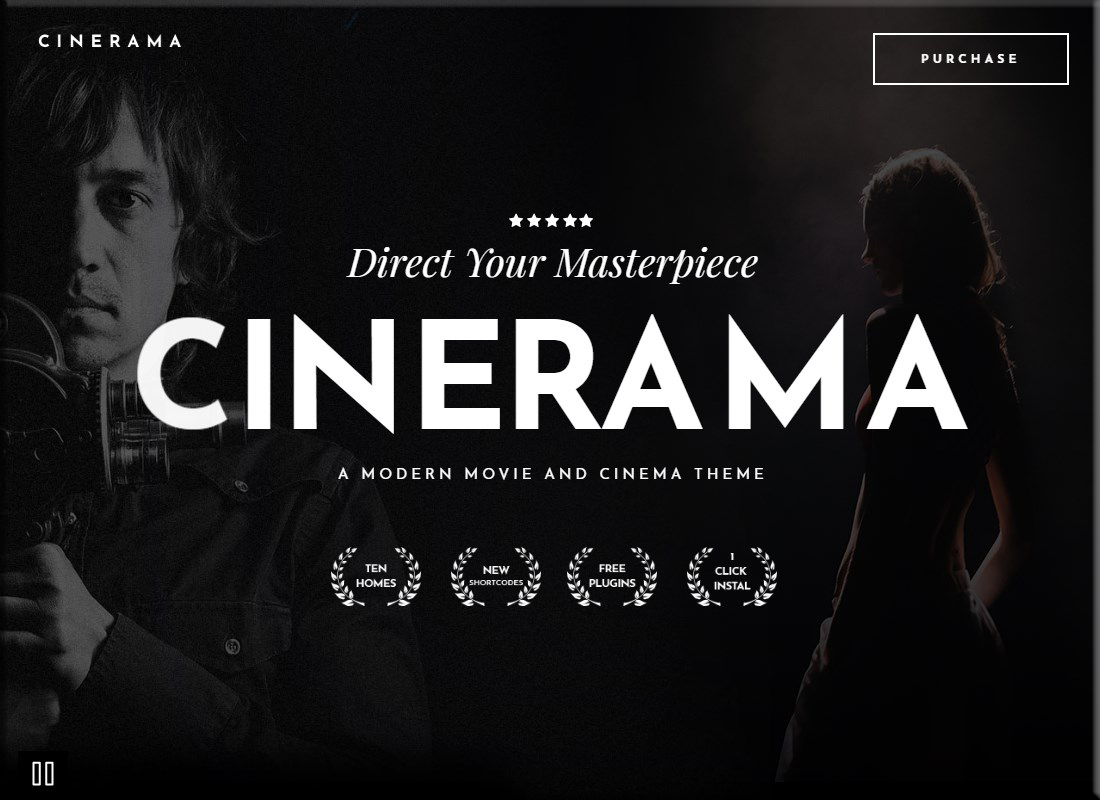 Kino | Filmstudios und Filmemacher WordPress Theme