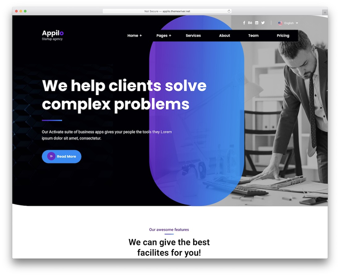 тема wordpress appilo