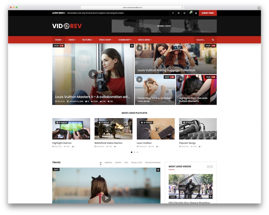 vidorev adsense موضوع وورد الأمثل