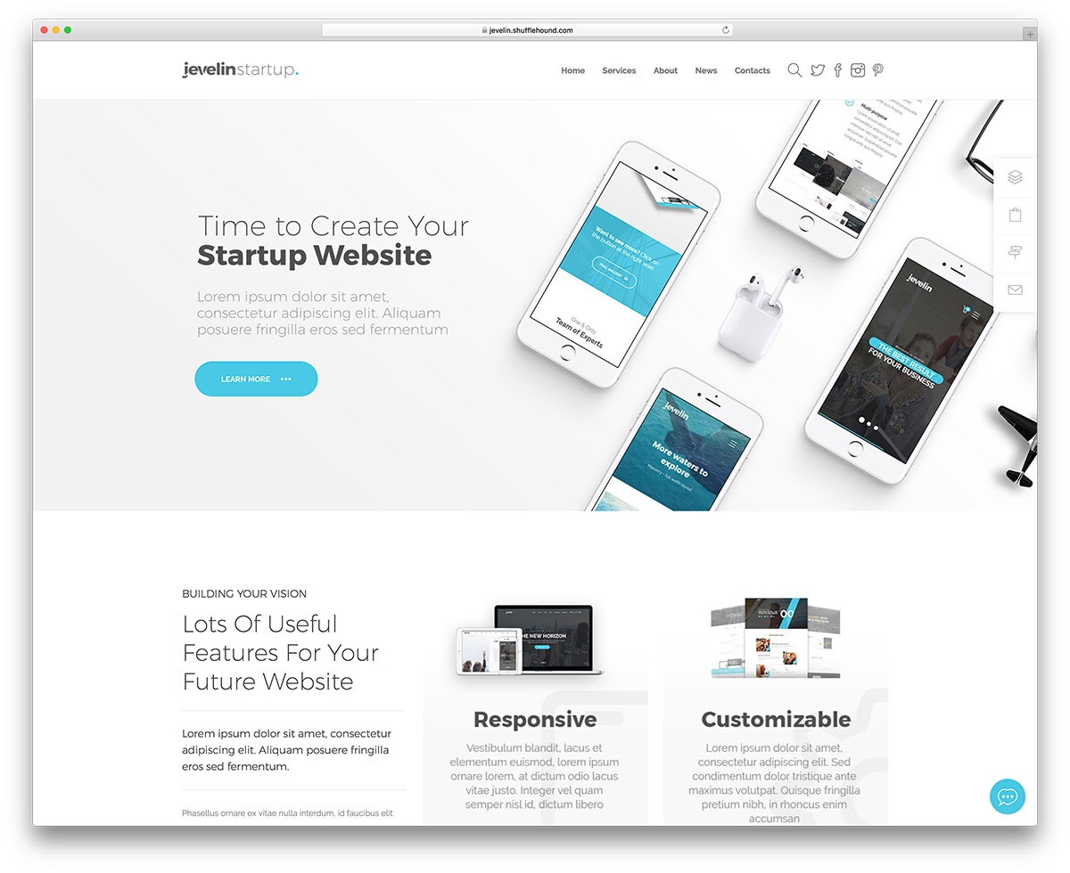 ثيمات WordPress الاحترافية