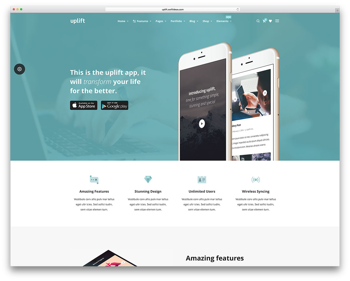 uplift-app-Landing-page-website-template