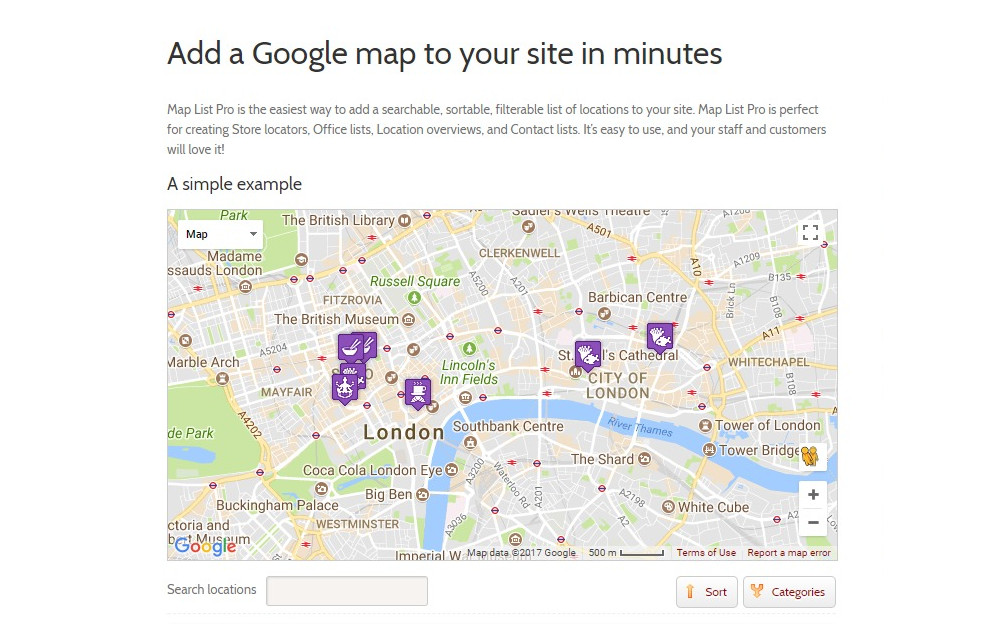 Map List Pro