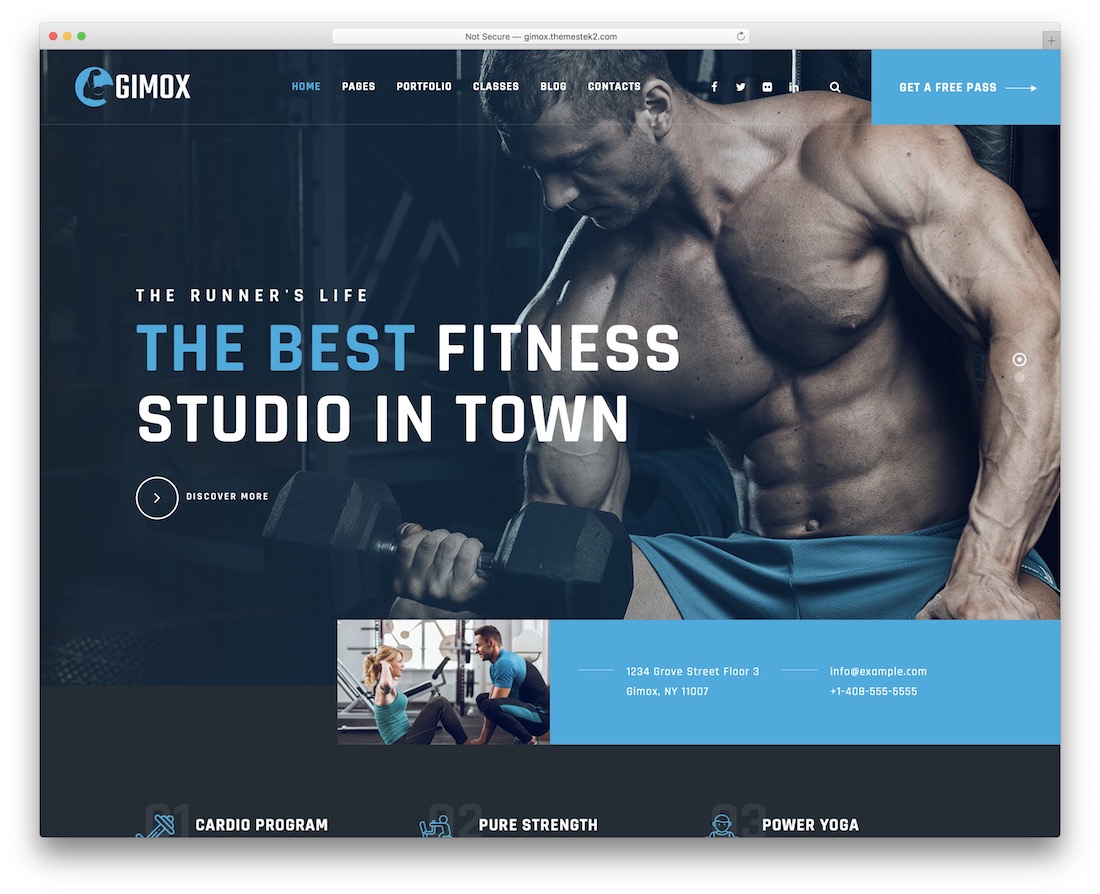 Gimox Crossfit WordPress-Theme