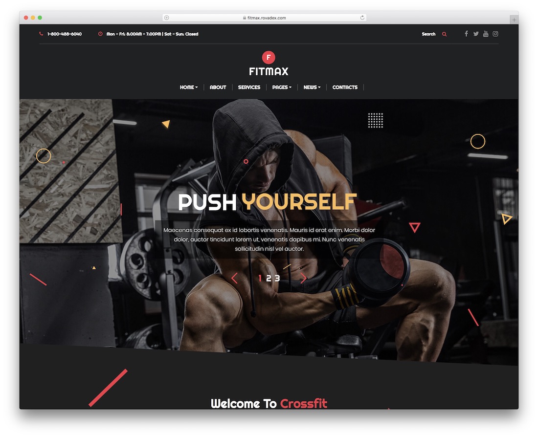 fitmax WordPress-Theme