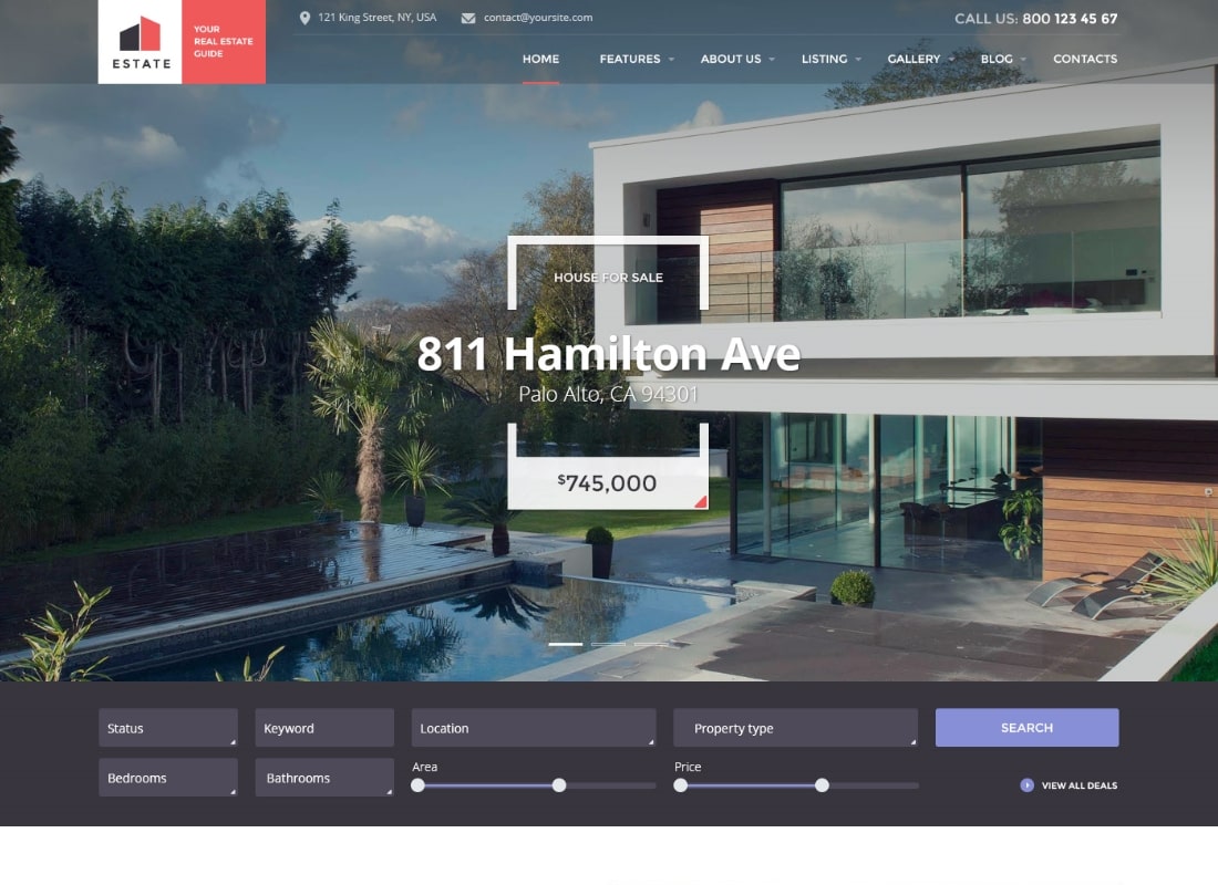 Anwesen | Immobilienverkauf & Vermietung WordPress Theme + RTL