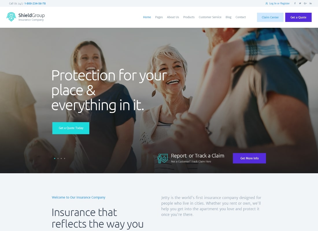 SchildGruppe | Ein WordPress-Theme für Versicherungen und Finanzen