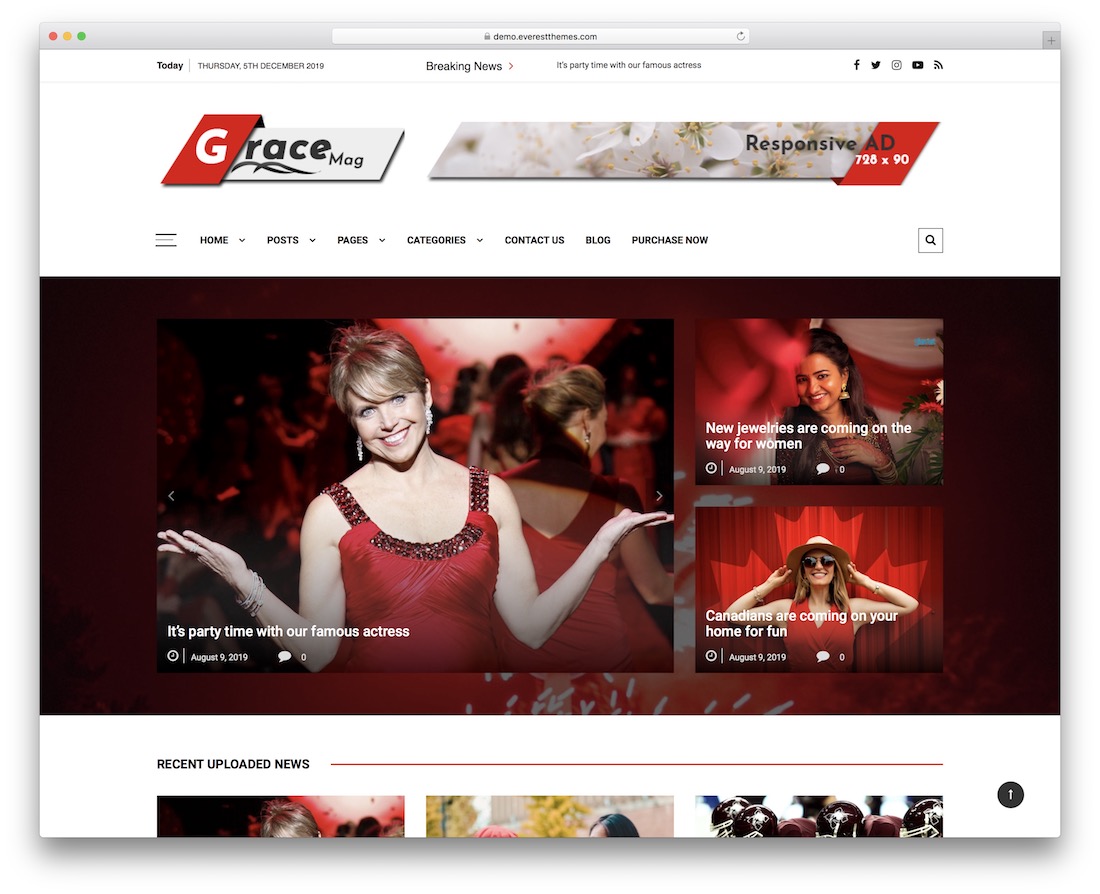 gracemag無料ニュースワードプレステーマ